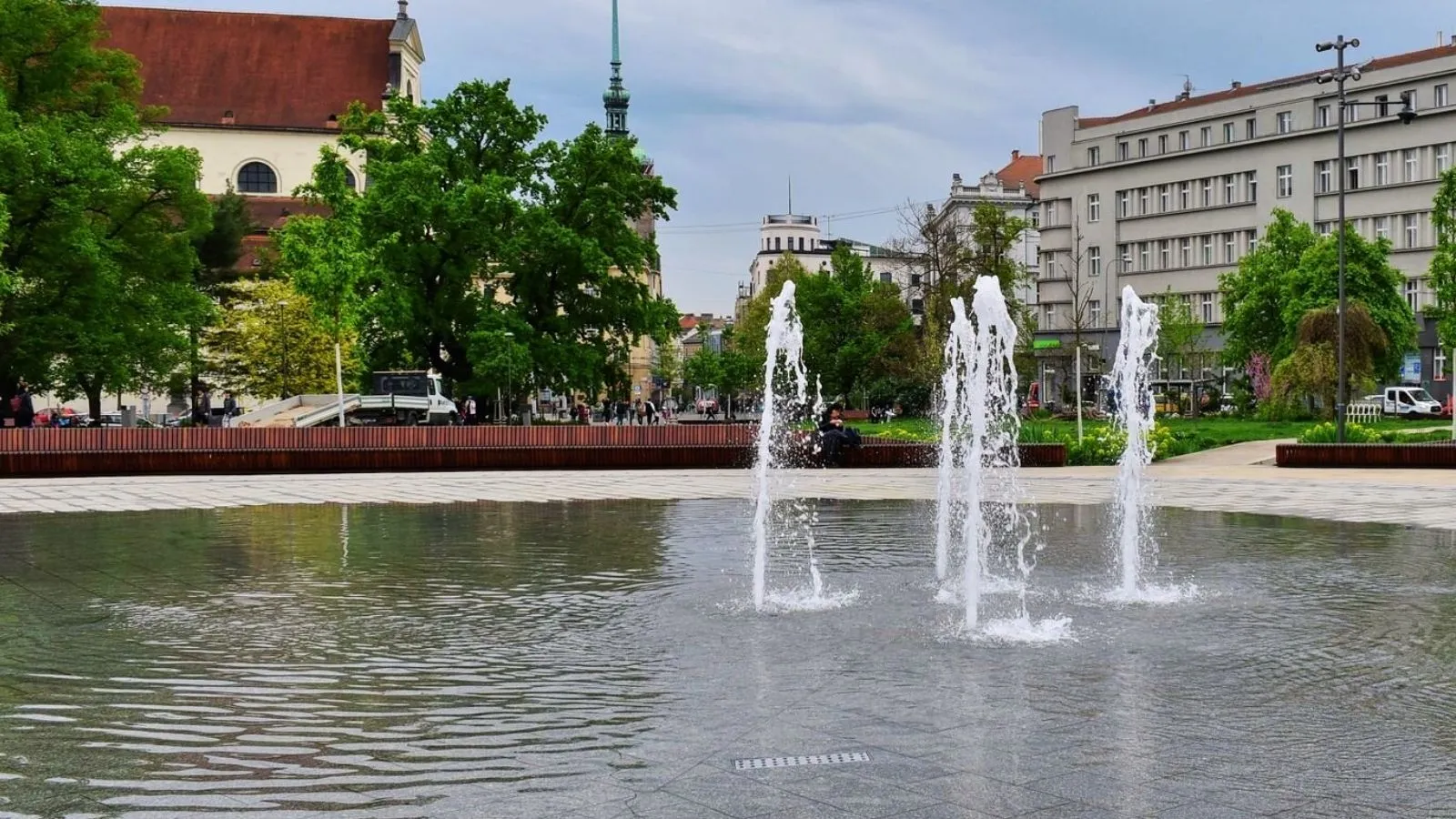 Brněnské moře nad sklepy Německého domu