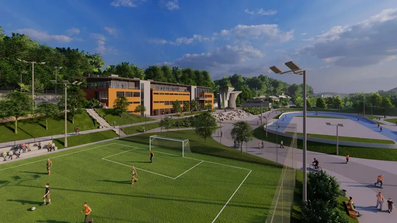 Sportovní areál Za Anthroposem: největší veřejný park Brna vzniká po šesti letech čekání