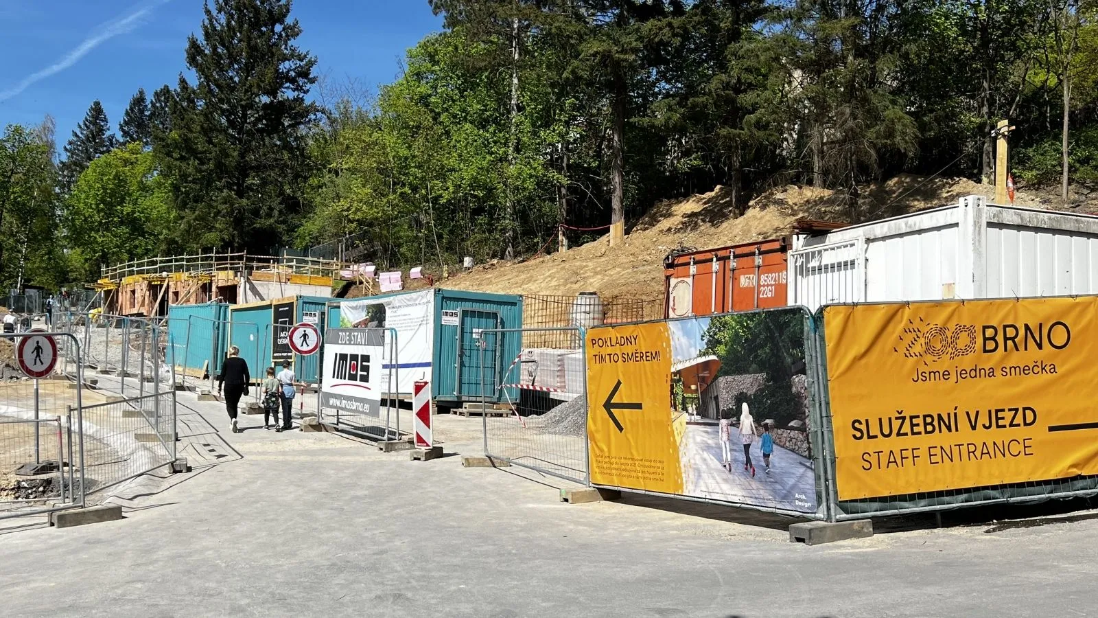 Aktuální stav rekonstrukce vstupu (duben 2026)